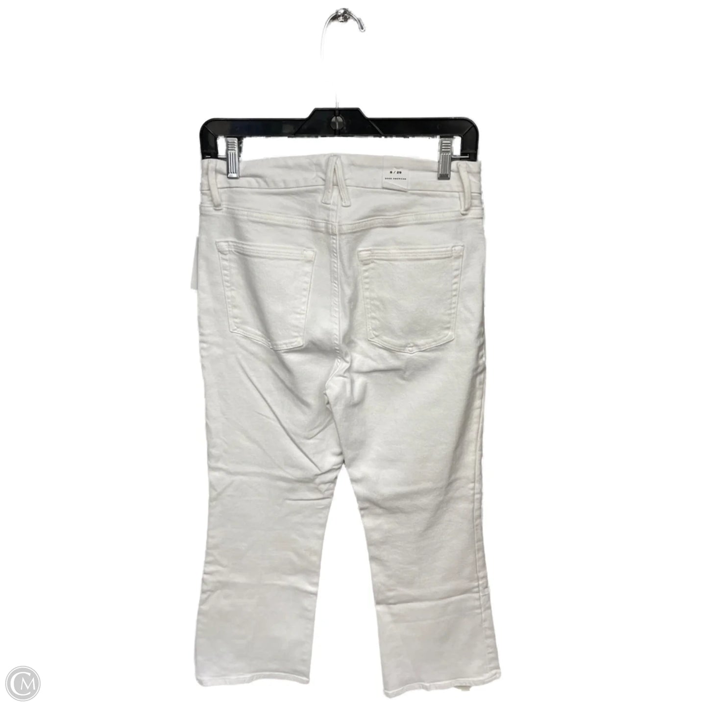 Jeans Straight By Good American In White, Size: 8