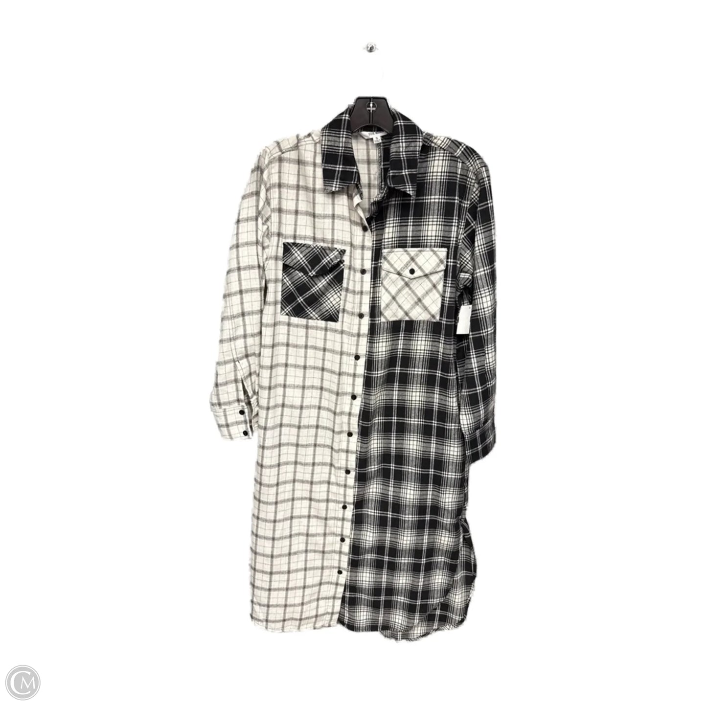 Dress Casual Maxi By Steve Madden In Plaid Pattern, Size: S