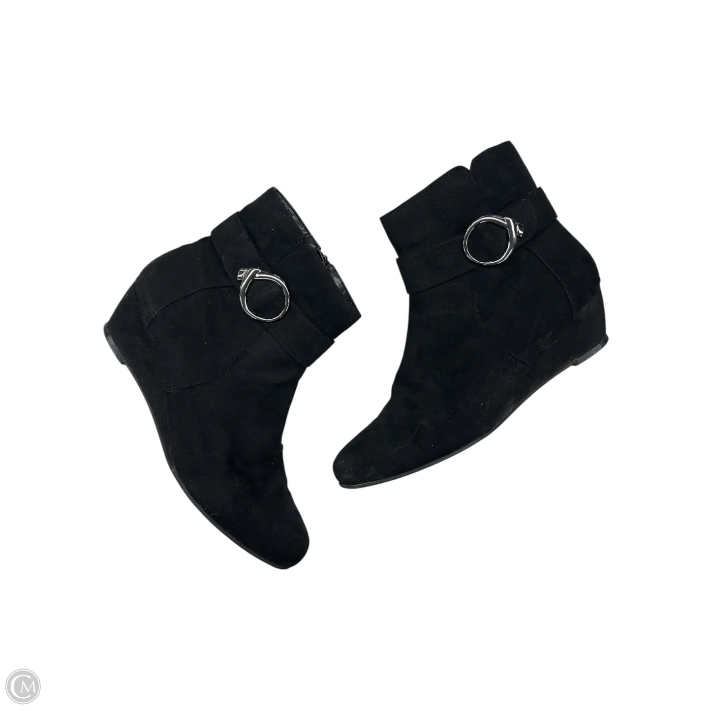 Boots Ankle Flats By Impo In Black, Size: 9