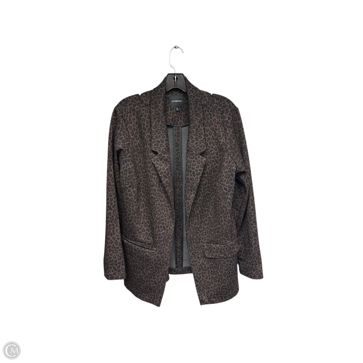 Blazer By Liverpool In Animal Print, Size: Xl