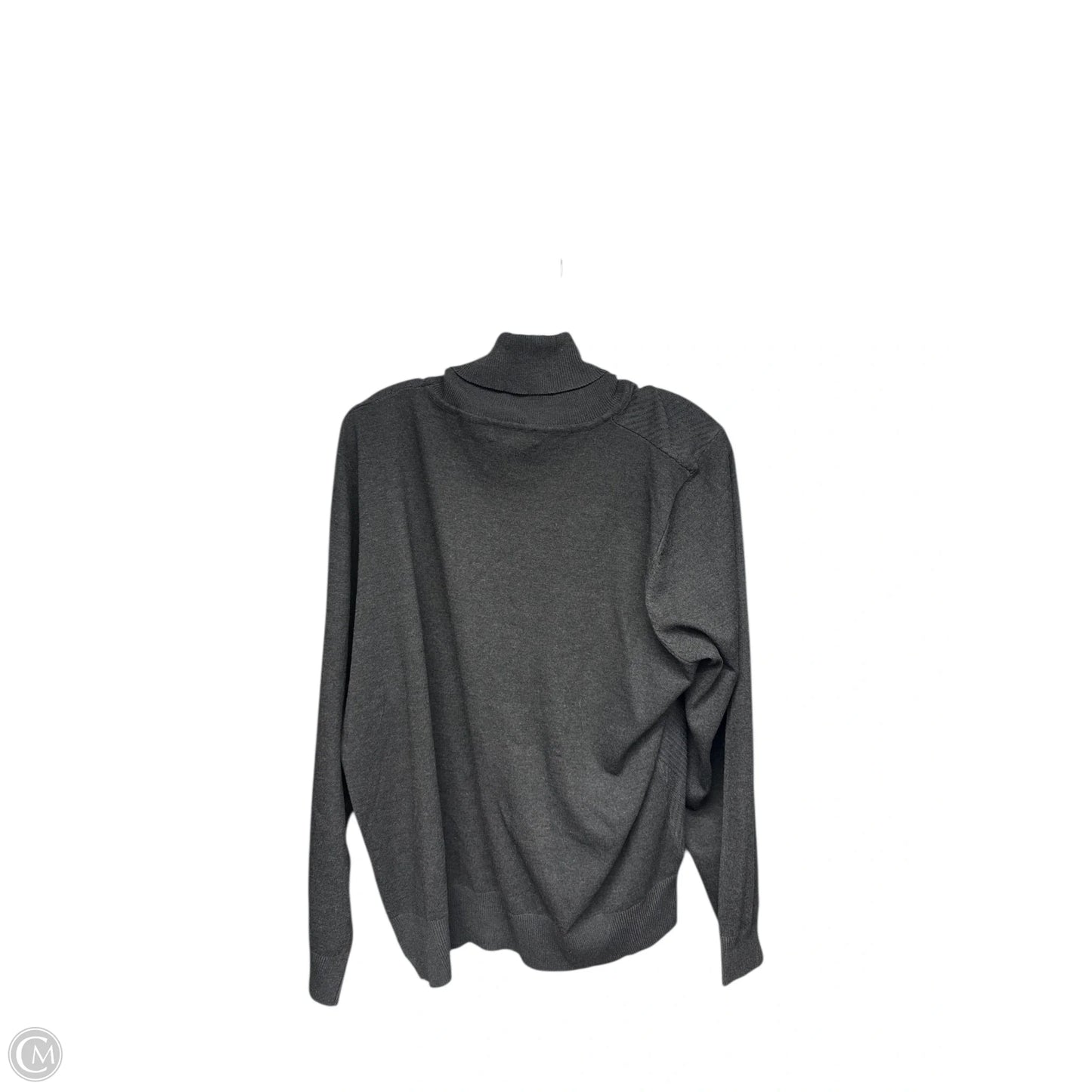 Top Long Sleeve By Clothes Mentor In Grey, Size: 3x