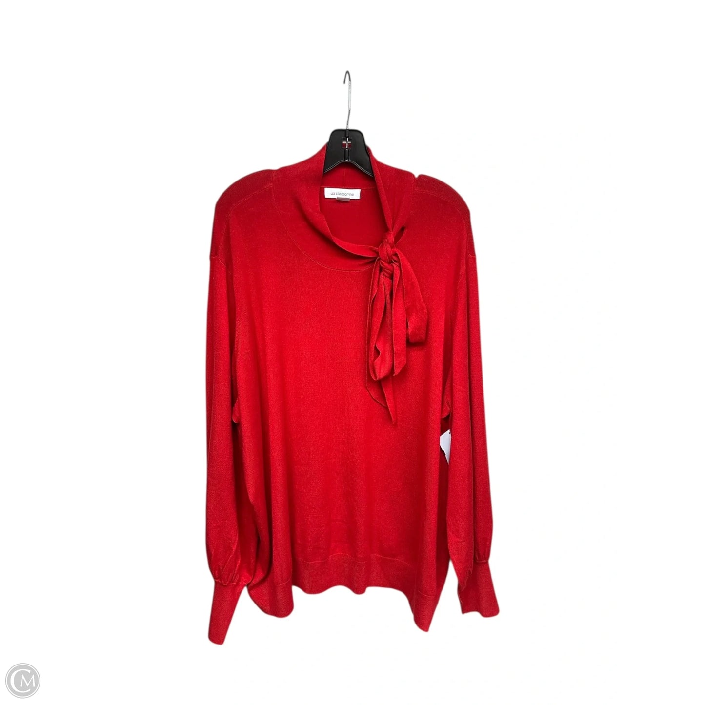 Sweater By Liz Claiborne In Red, Size: 3x