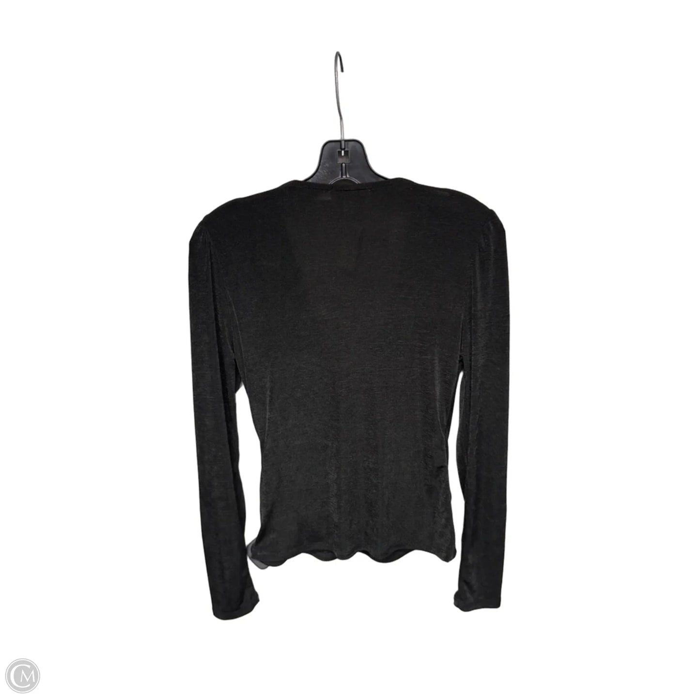 Top Long Sleeve By Evereve In Black, Size: M