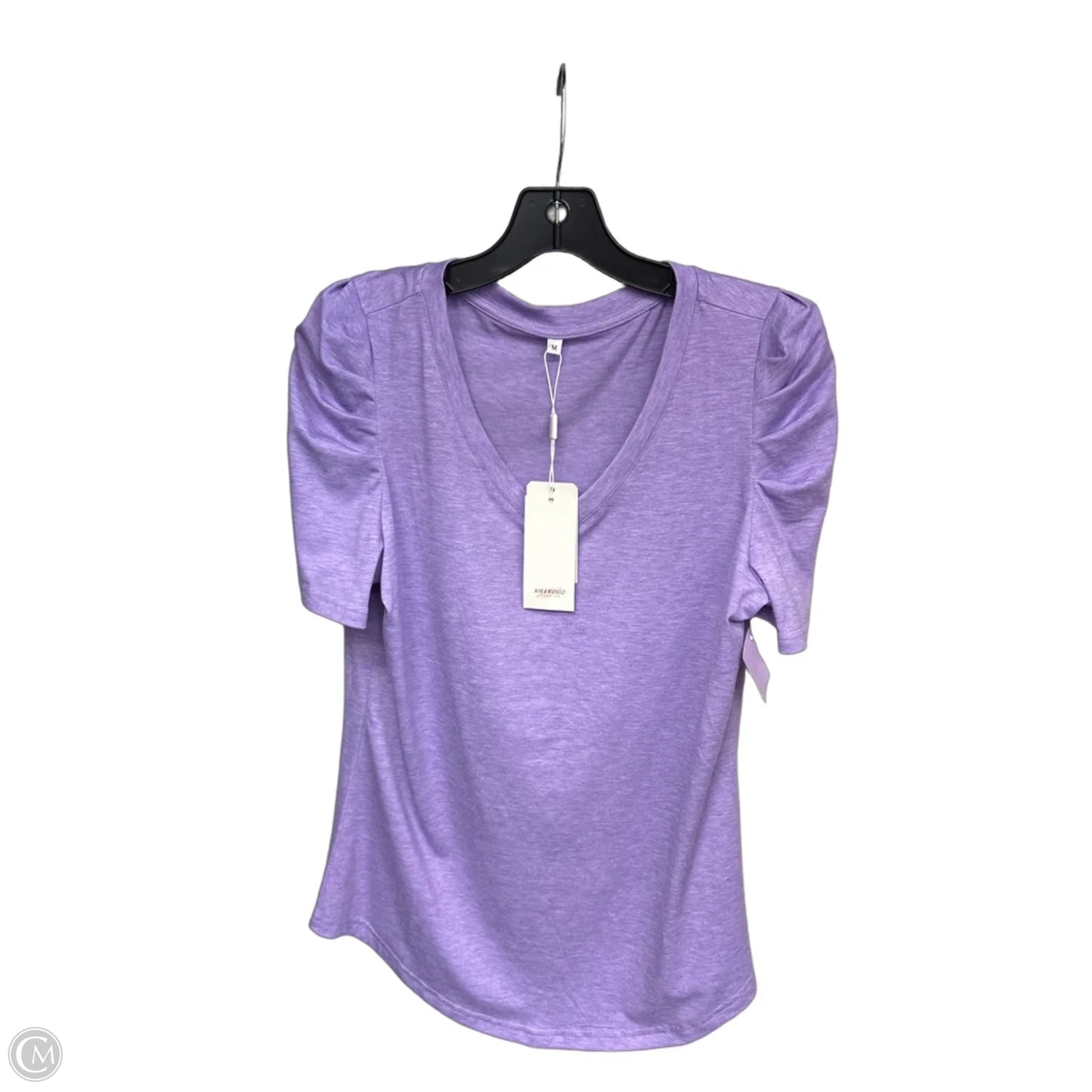 Top Short Sleeve By Clothes Mentor In Purple, Size: M