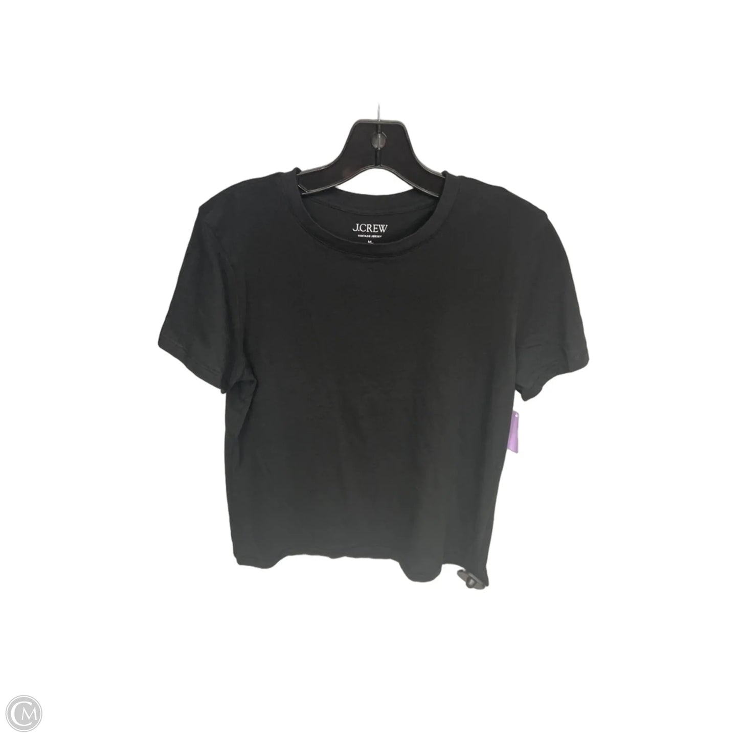 Top Short Sleeve Basic By J. Crew In Black, Size: M