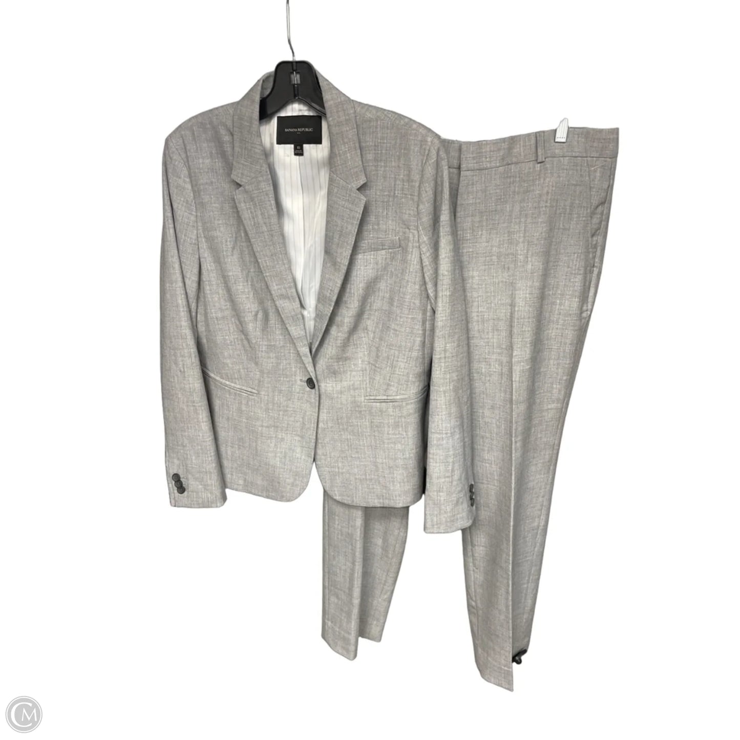 Blazer By Banana Republic In Grey, Size: 10