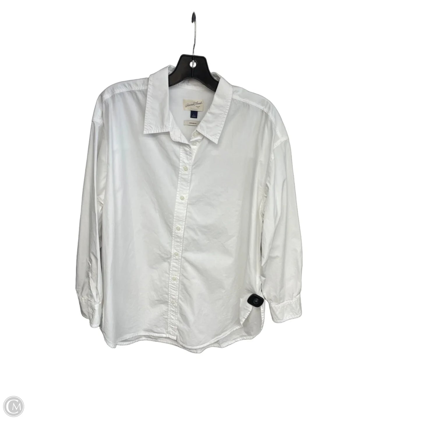 Top Long Sleeve By Universal Thread In White, Size: L