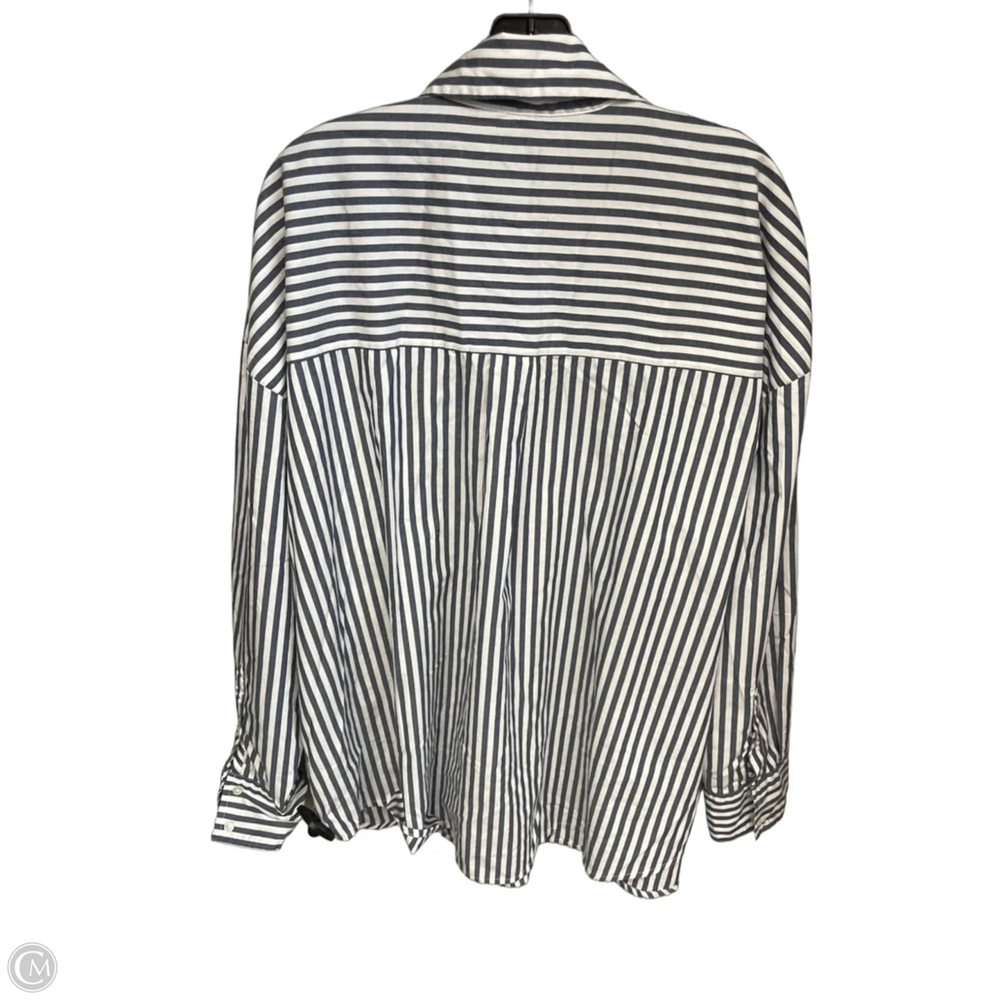 Top Long Sleeve By Abercrombie And Fitch In Striped Pattern, Size: Xl