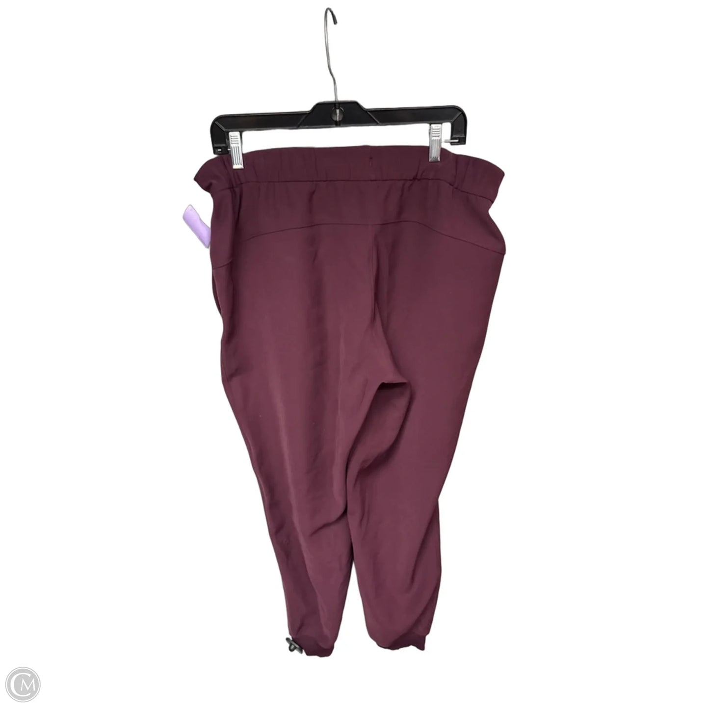 Athletic Pants By Lululemon In Maroon, Size: 12