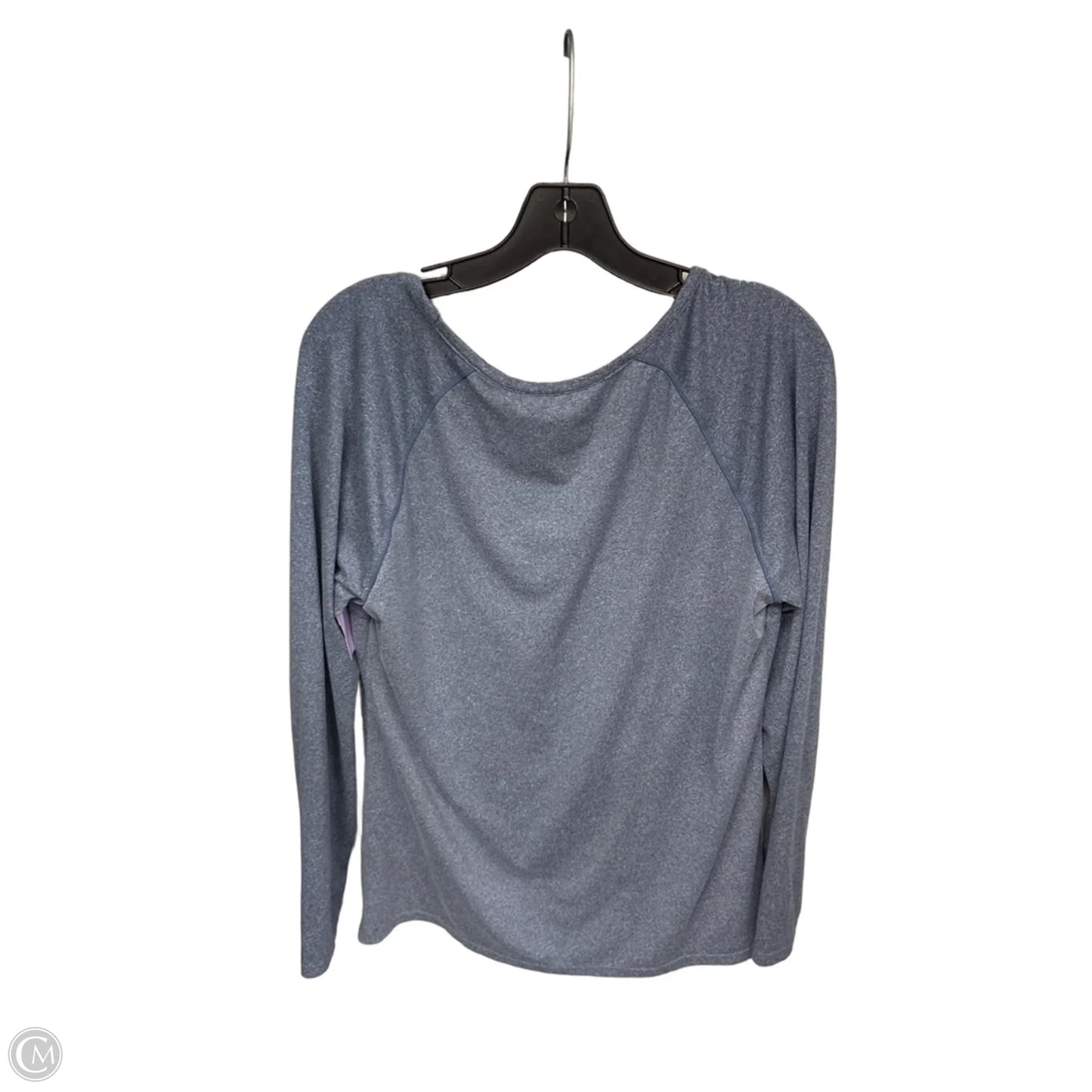 Athletic Top Long Sleeve Collar By Clothes Mentor In Blue, Size: Xl