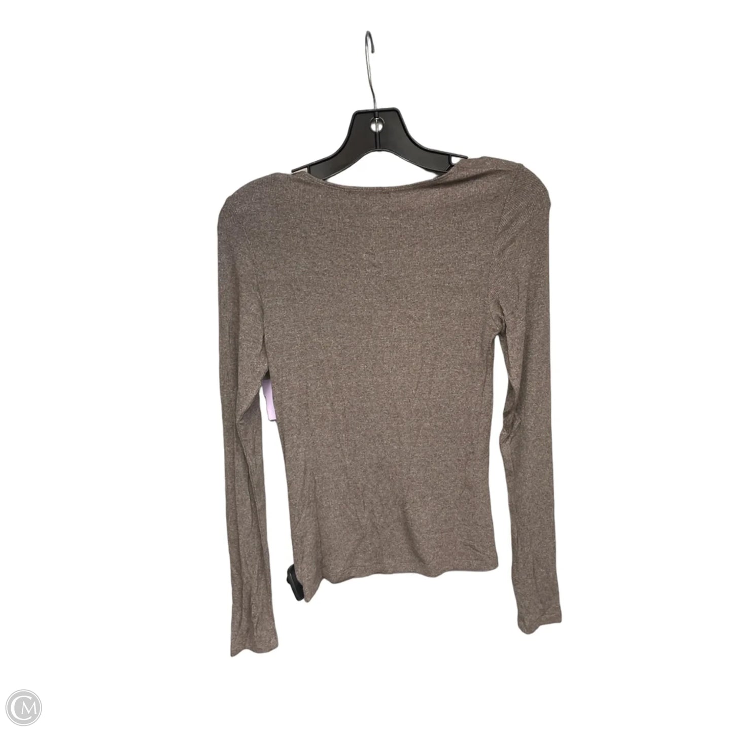 Top Long Sleeve By Lna In Brown, Size: S