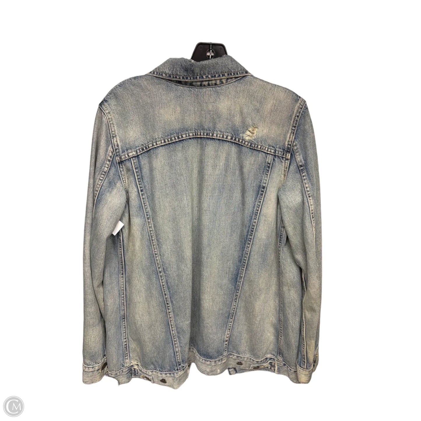 Jacket Denim By Able In Blue Denim, Size: S