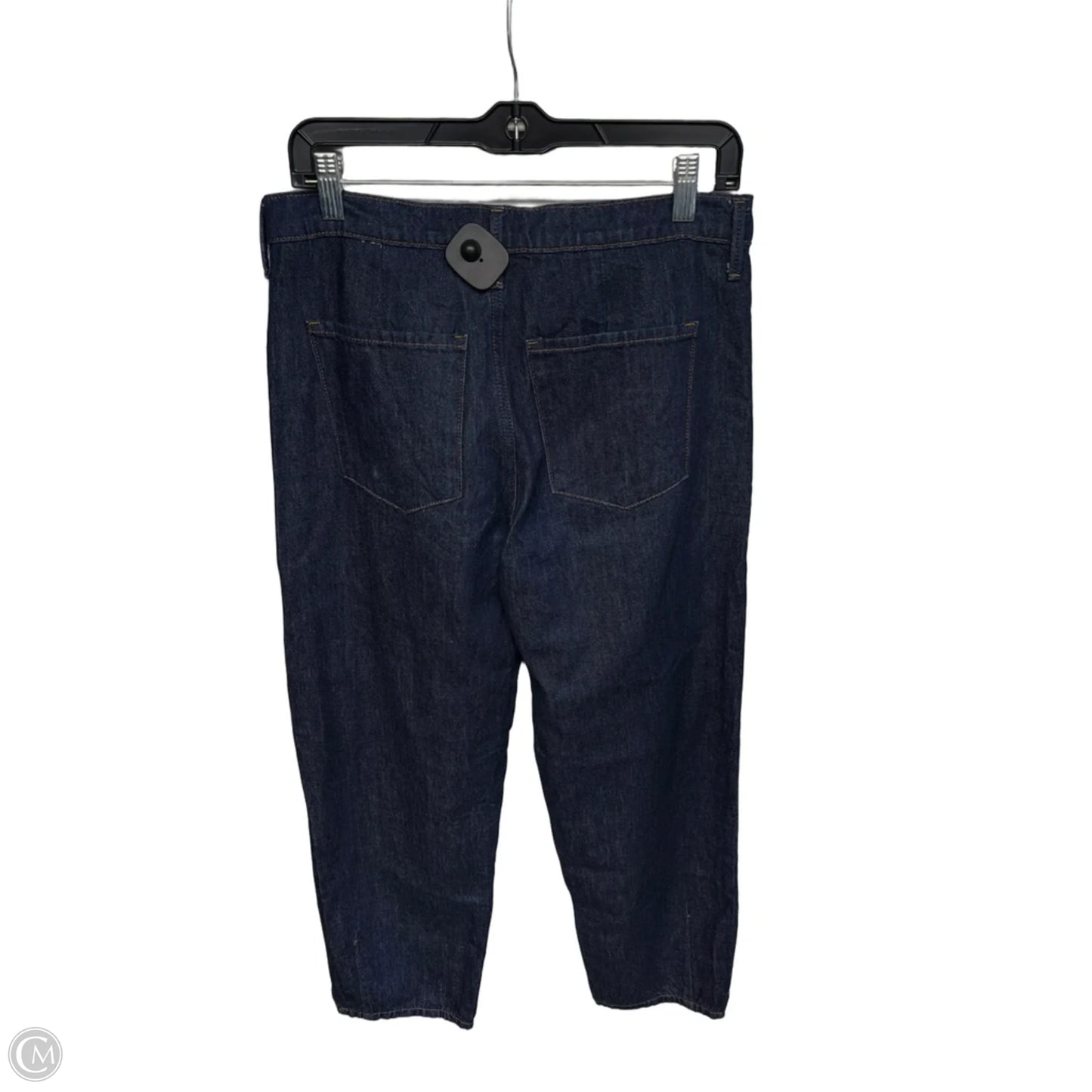 Jeans Wide Leg By Banana Republic In Blue Denim, Size: 6p