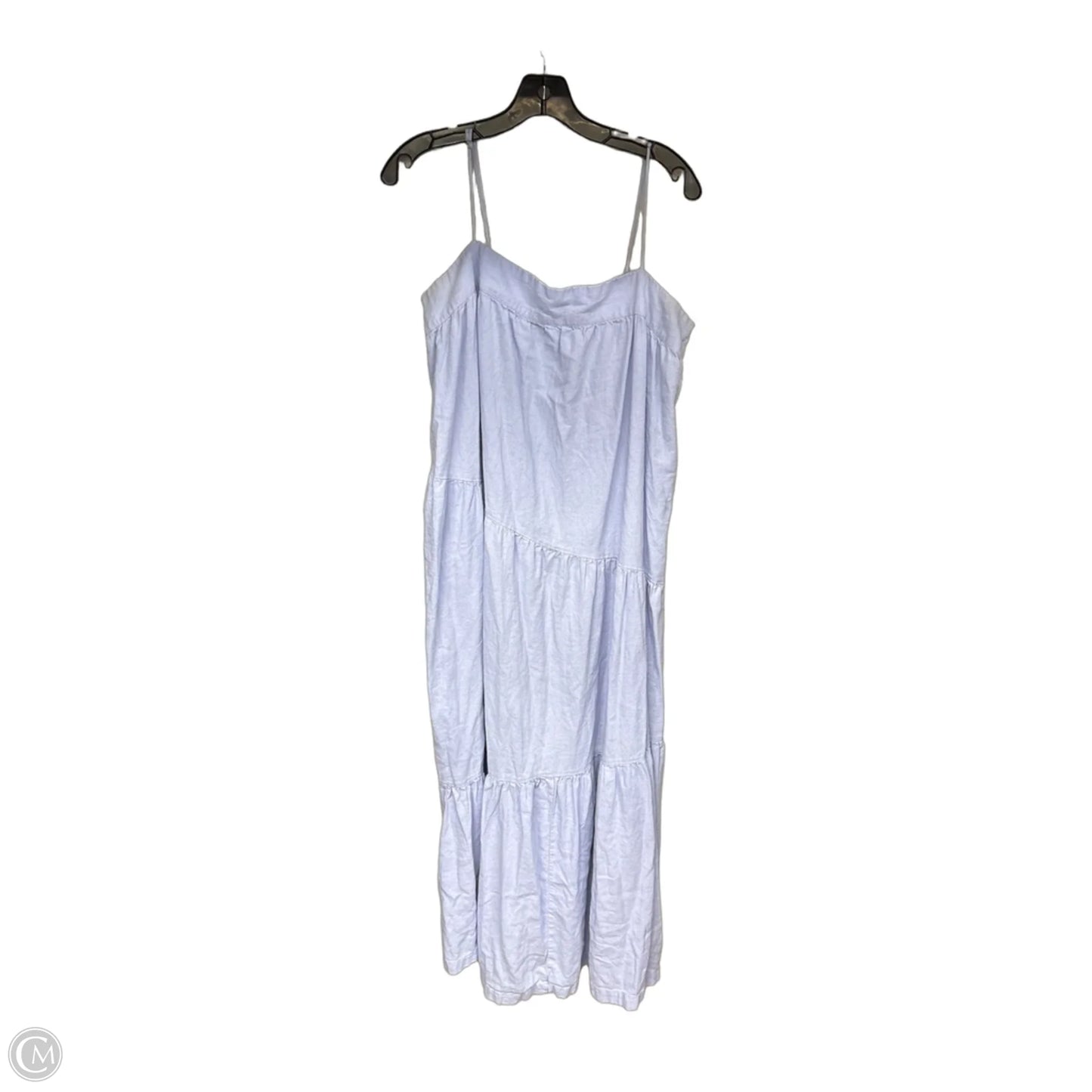 Dress Casual Maxi By Abercrombie And Fitch In Blue, Size: L