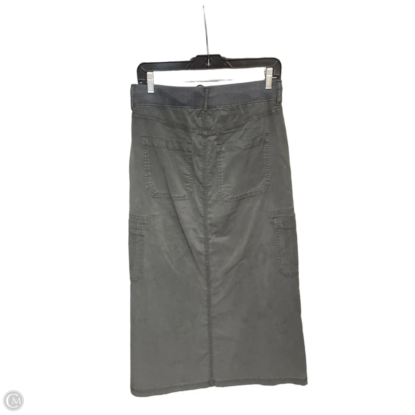 Skirt Midi By American Eagle In Grey, Size: 4