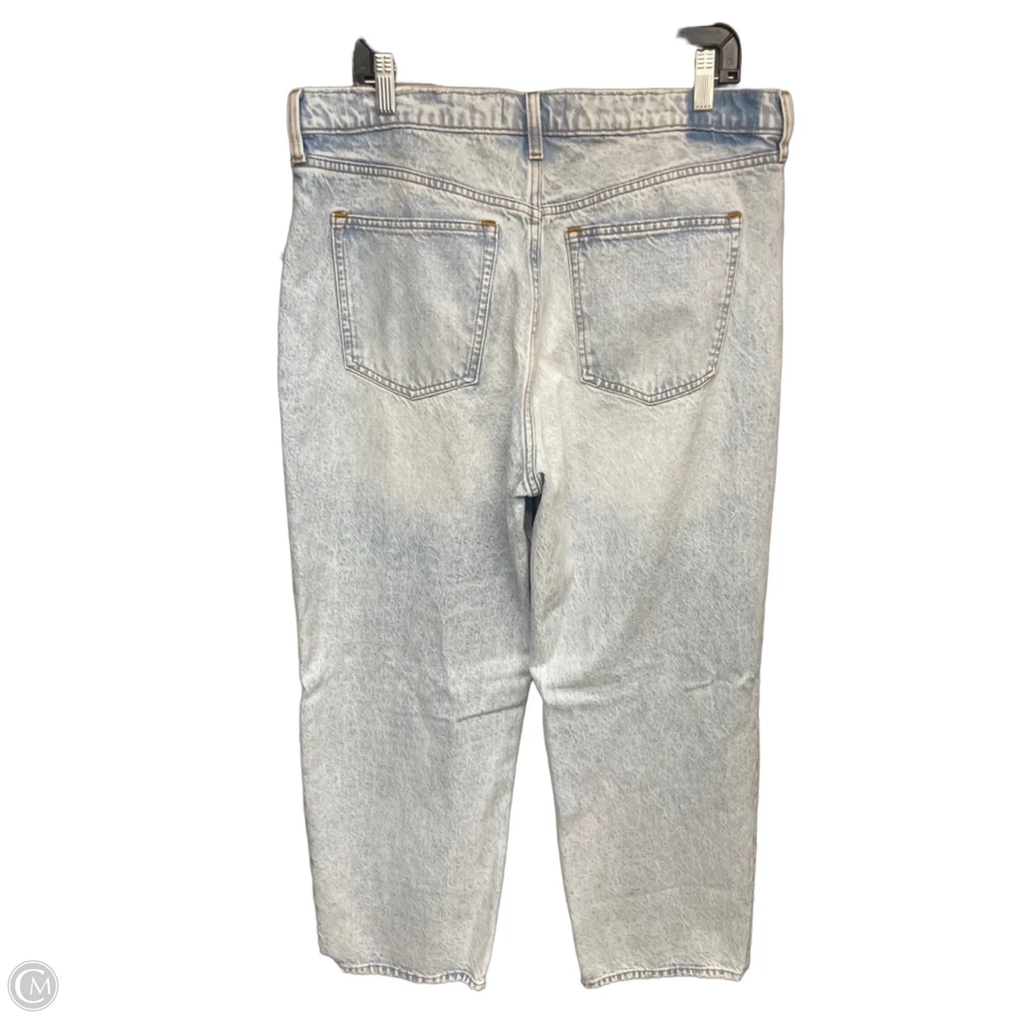 Jeans Straight By Abercrombie And Fitch In Blue Denim, Size: 16