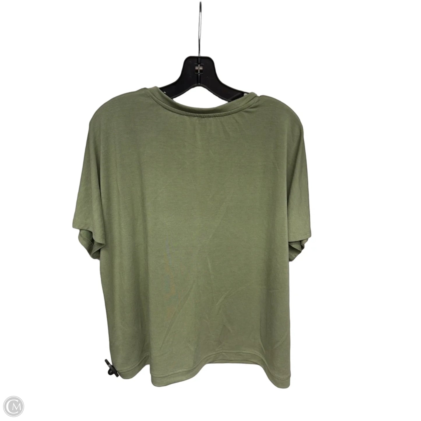Top Short Sleeve By Cable And Gauge In Green, Size: L