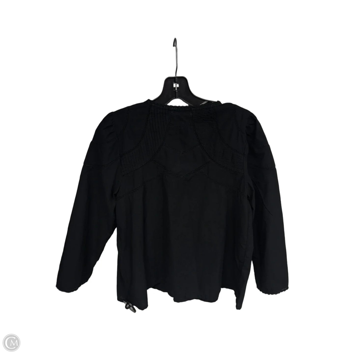 Top Long Sleeve By Treasure And Bond In Black, Size: S