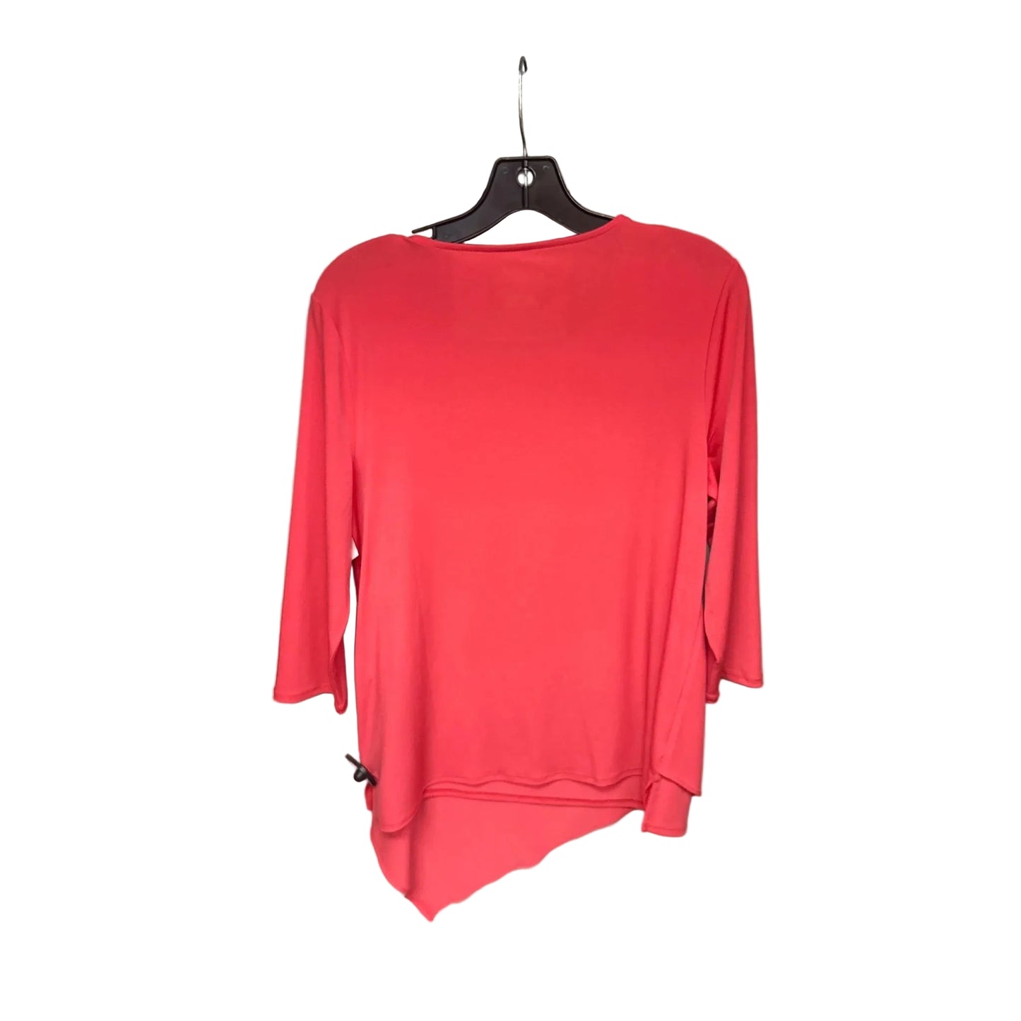 Top Long Sleeve By Chicos In Coral, Size: L