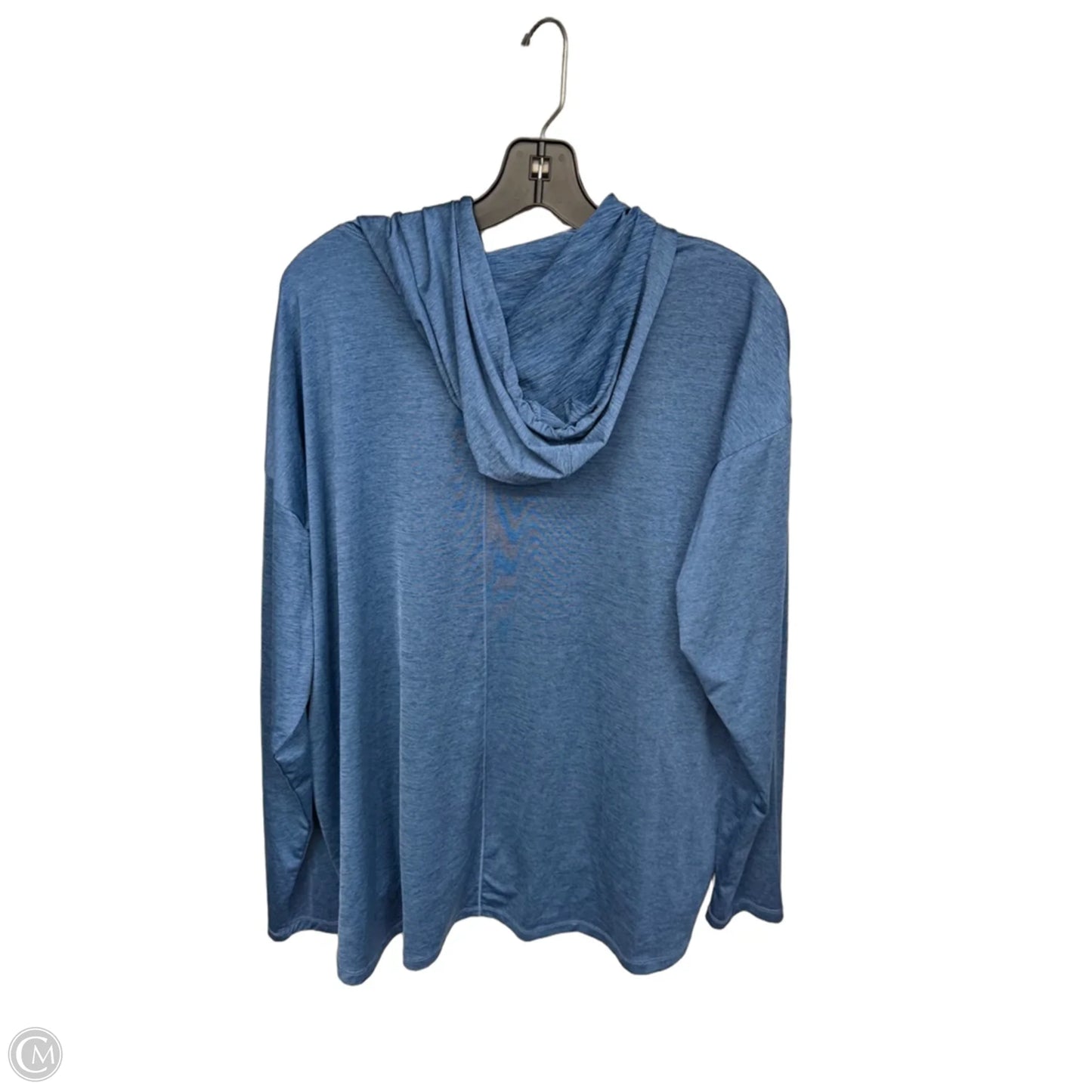 Athletic Sweatshirt Hoodie By Eddie Bauer In Blue, Size: Xl