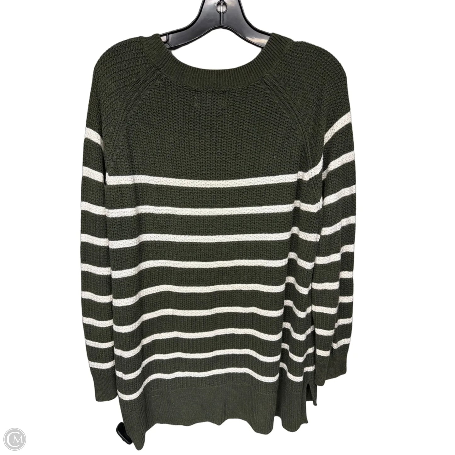 Sweater By Old Navy In Green & White, Size: Xl