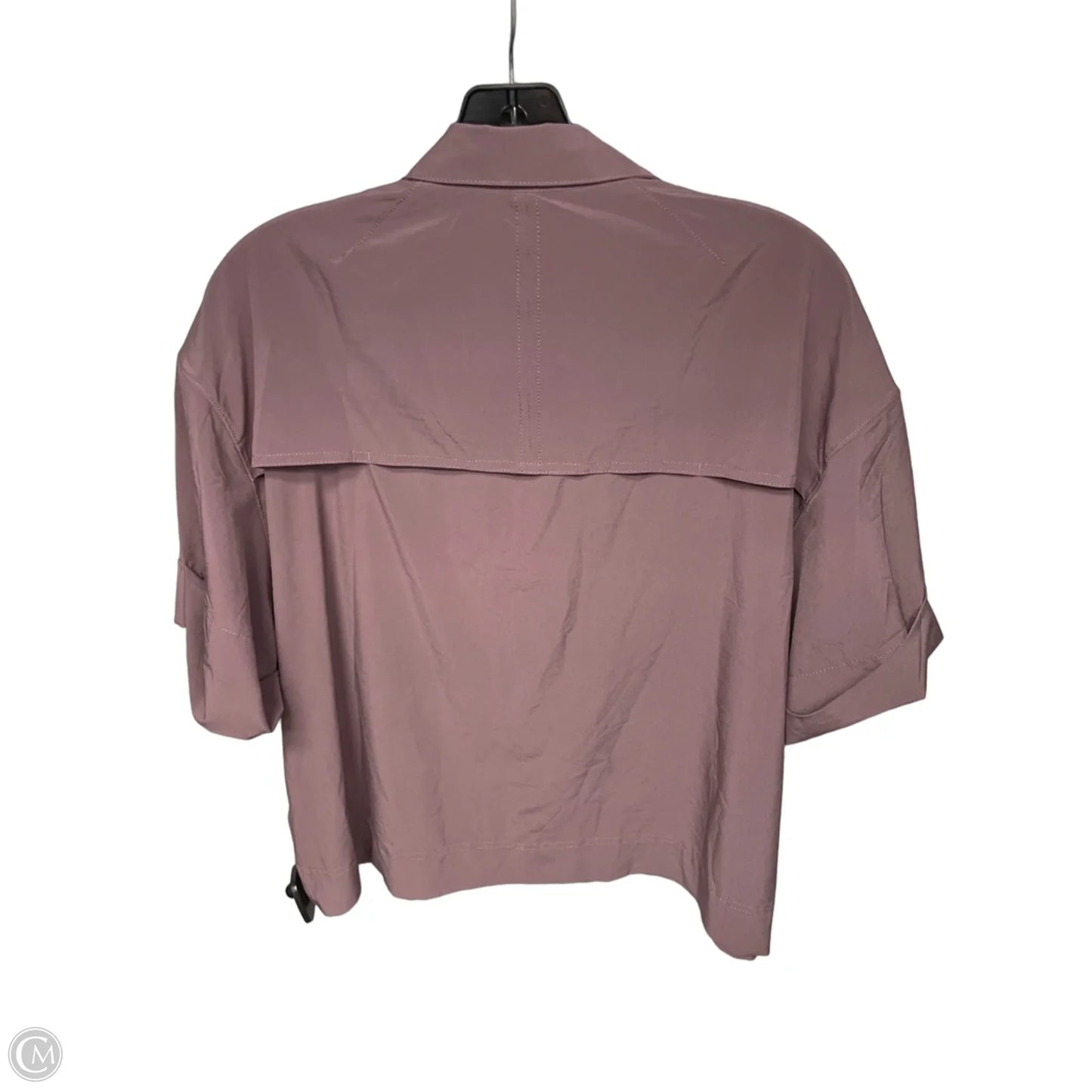 Athletic Top Short Sleeve By Athleta In Purple, Size: M