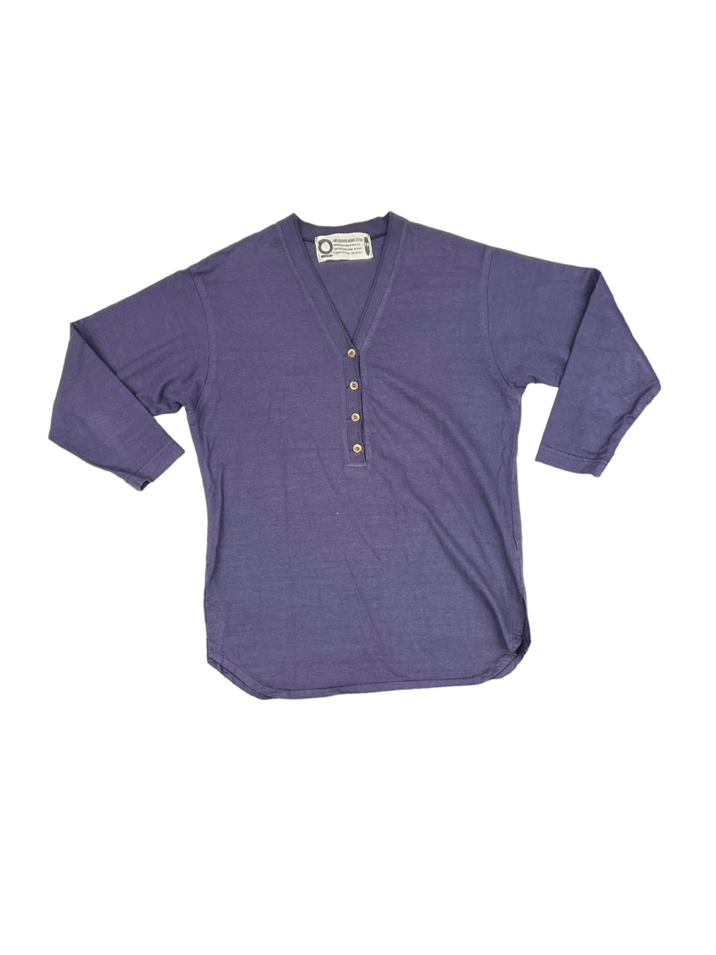 Purple Top Long Sleeve Clothes Mentor, Size M