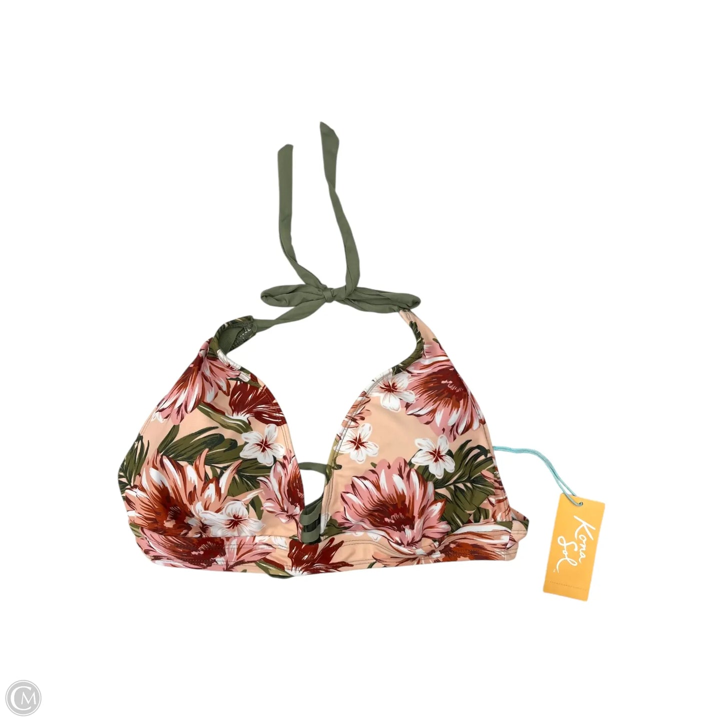 Swimsuit Top By Kona Sol In Pink & Purple, Size: L