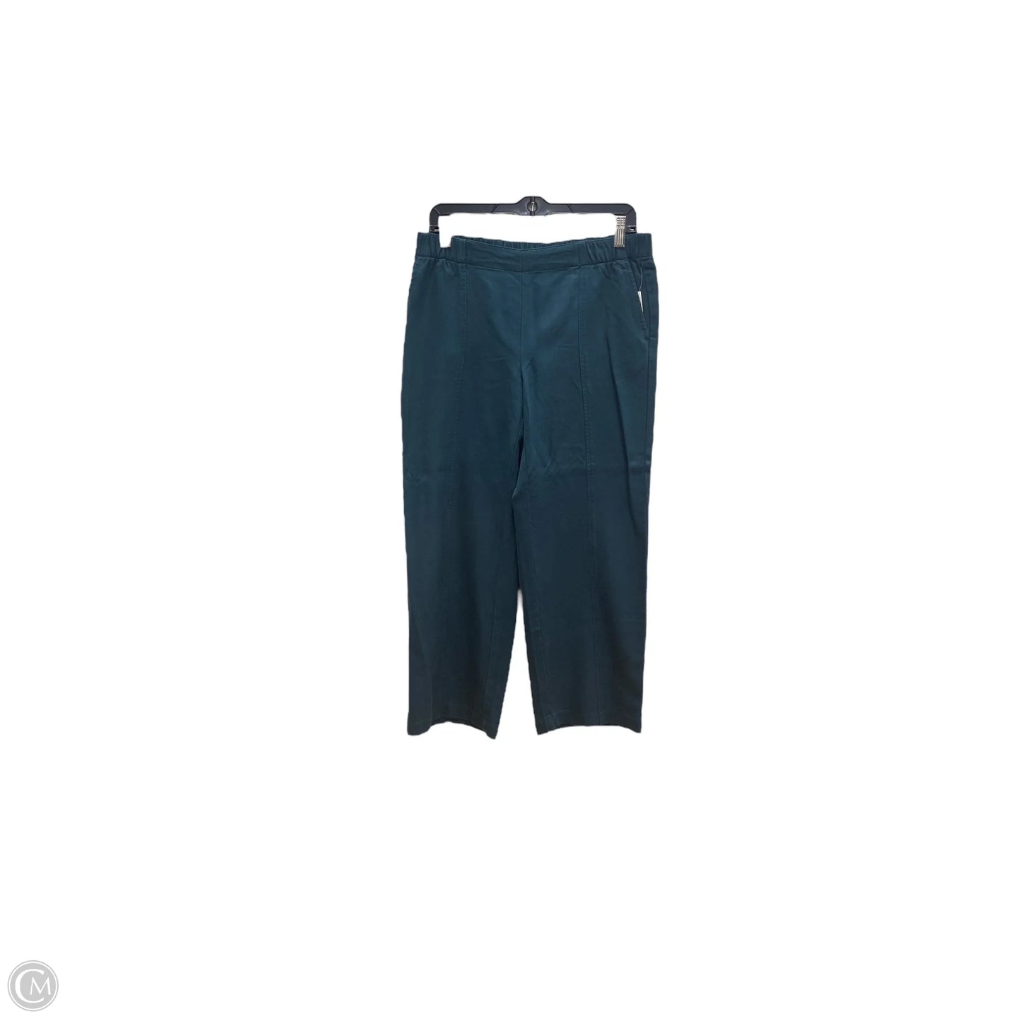 Pants Linen By Pure Jill In Teal, Size: S