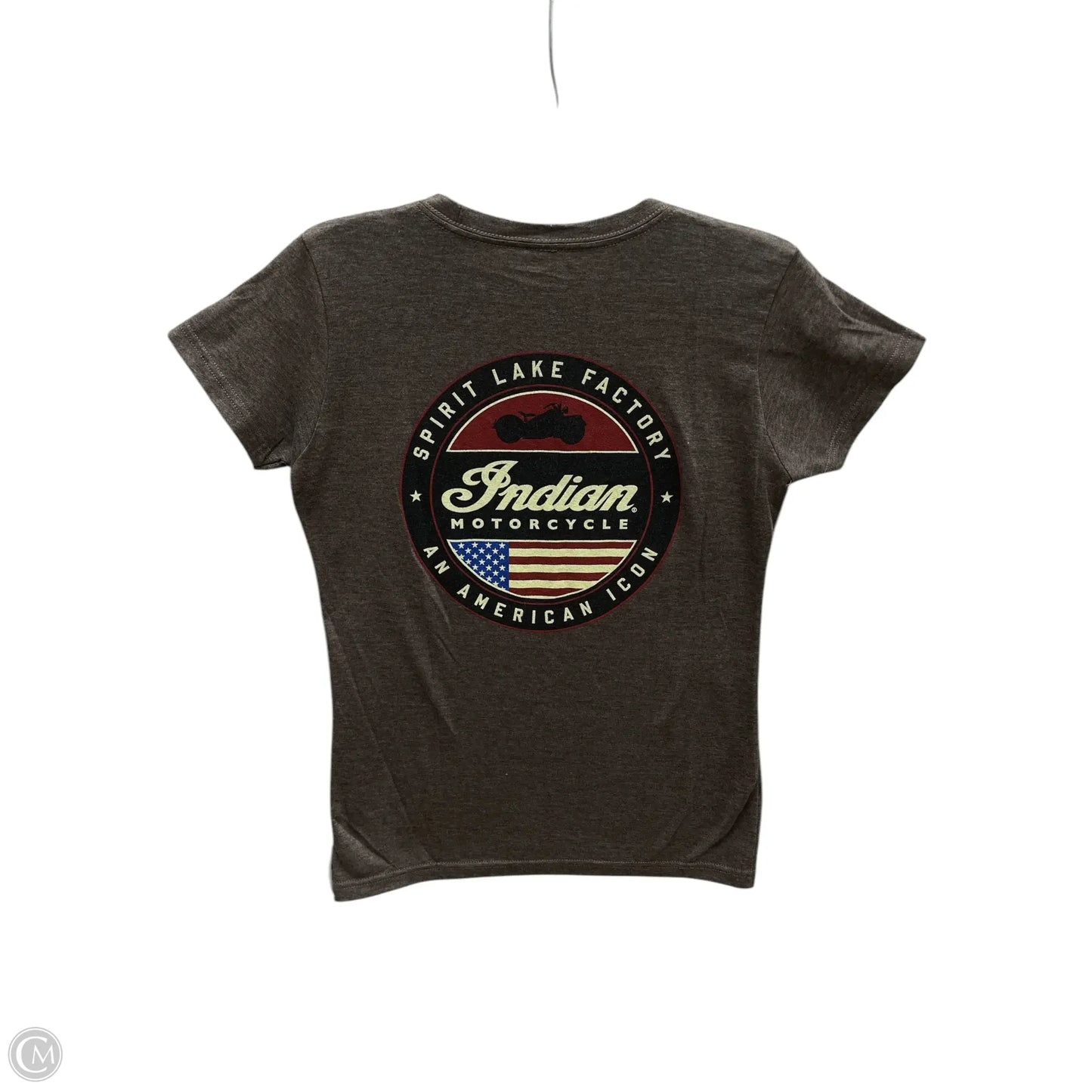 Top Short Sleeve By Clothes Mentor In Brown, Size: Xs
