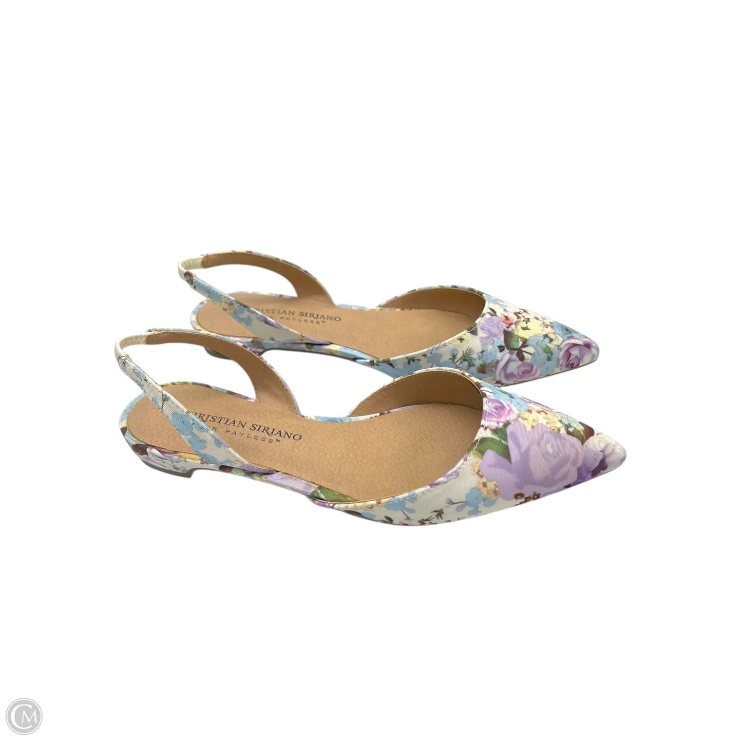 Shoes Flats By Christian Siriano In White & Yellow, Size: 6