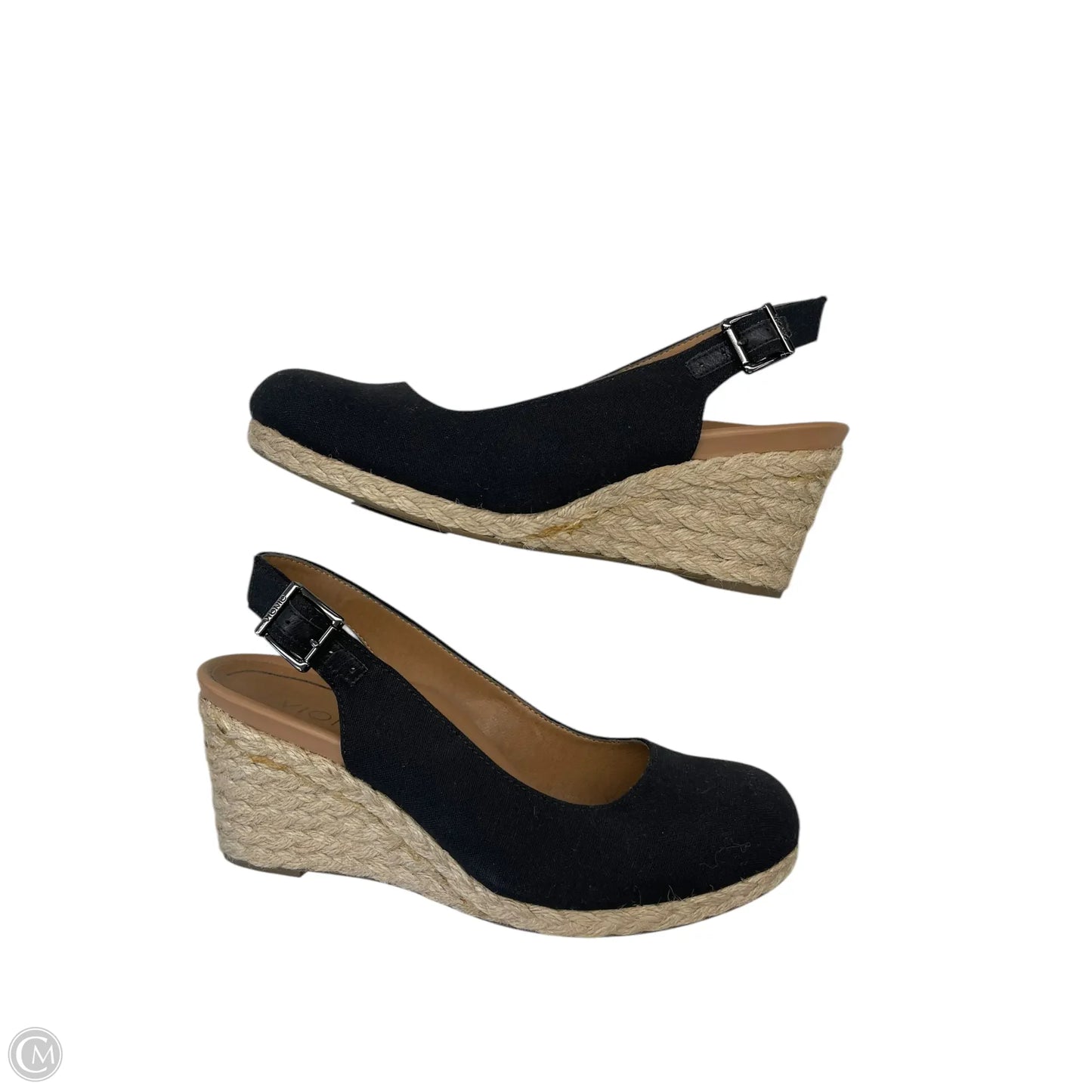 Shoes Heels Wedge By Vionic In Black, Size: 6