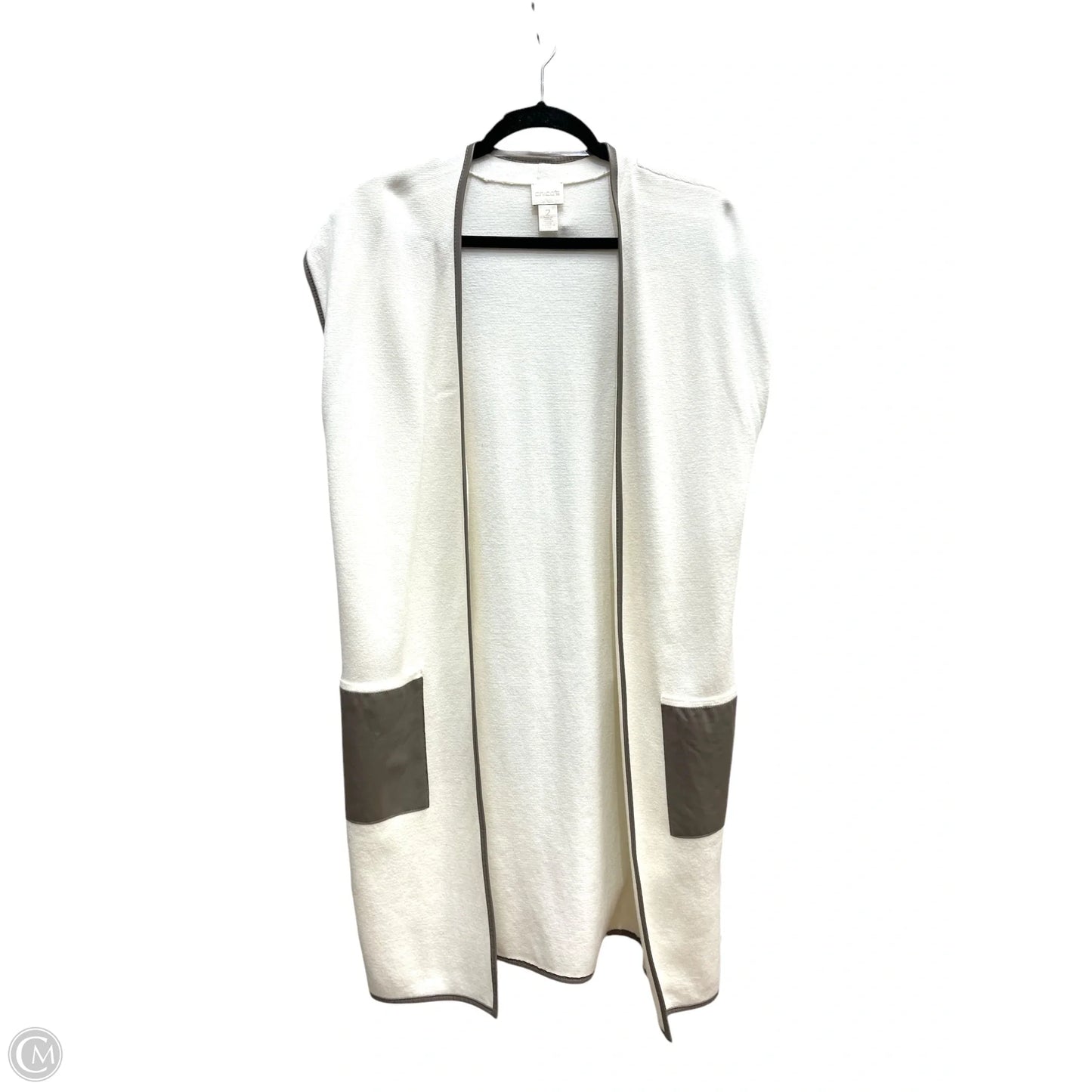 Vest Other By Chicos In White, Size: L