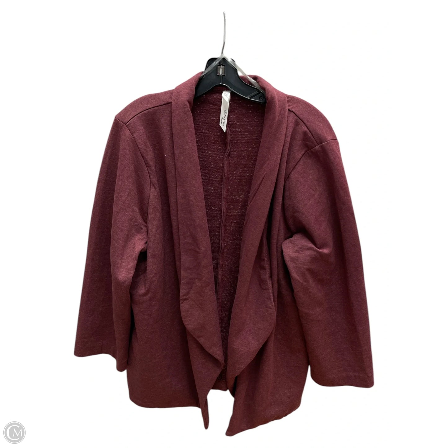 Cardigan By Ny Collection In Red, Size: 3x