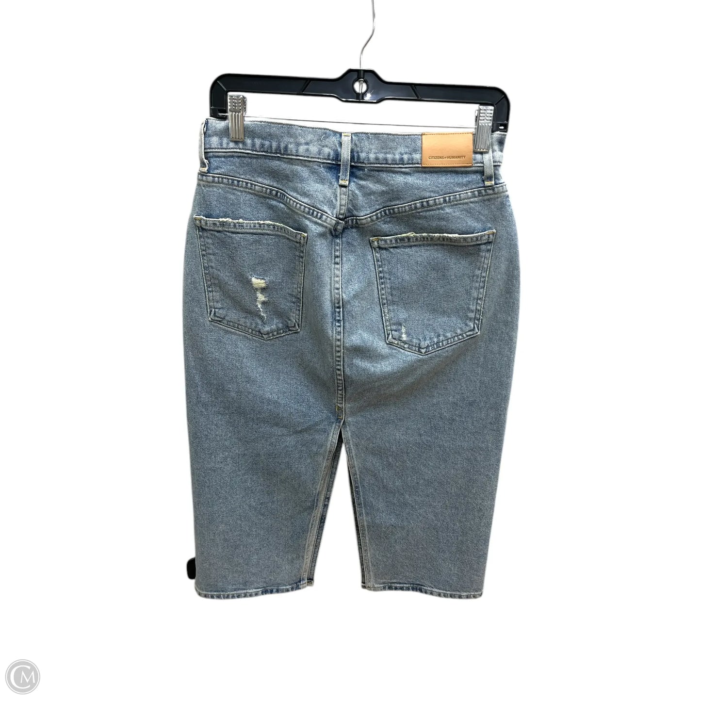Skirt Midi By Citizens Of Humanity In Blue Denim, Size: 4