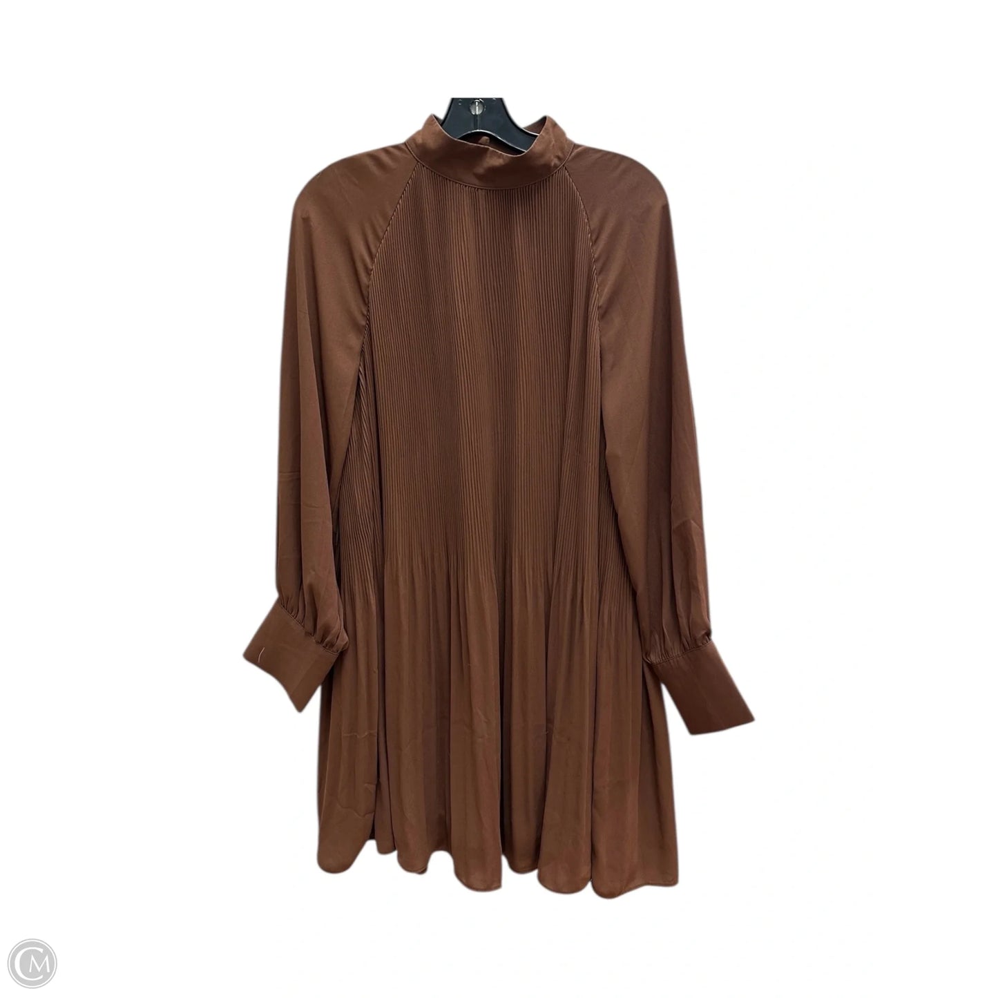 Dress Casual Midi By H&m In Brown, Size: S
