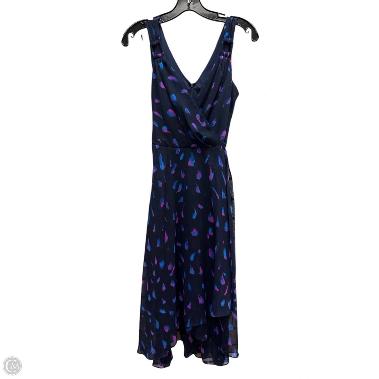 Dress Party Midi By Dkny In Blue & Purple, Size: 2