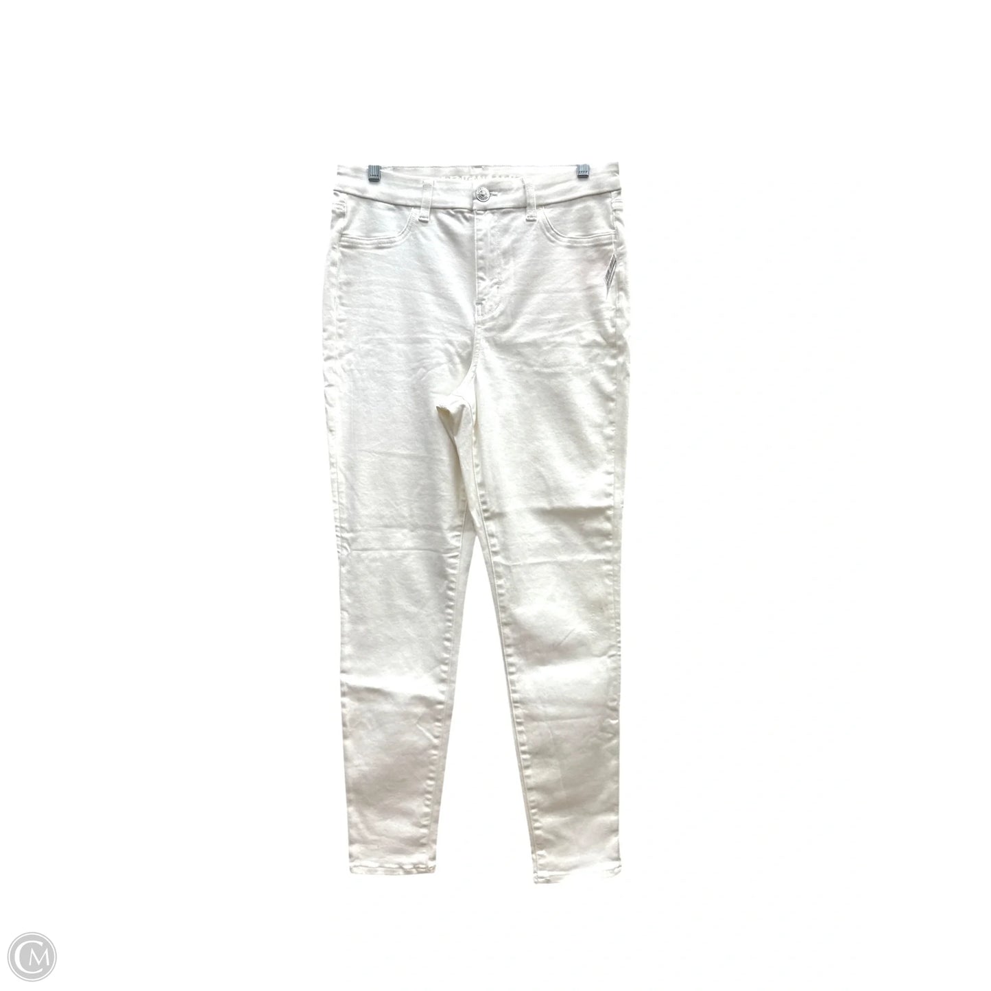 Jeans Skinny By American Eagle In White, Size: 10