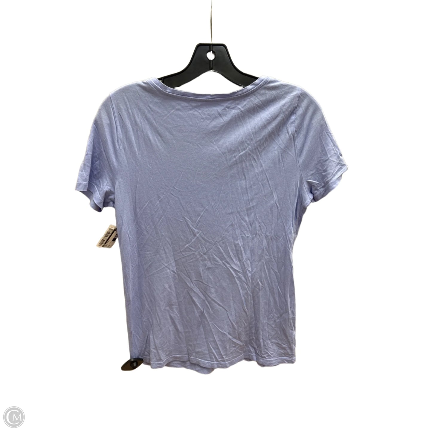 Top Short Sleeve Basic By Loft In Purple, Size: M