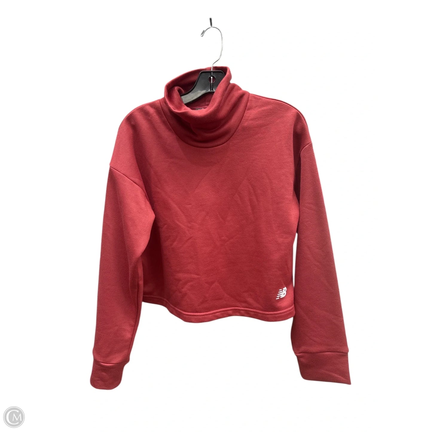 Athletic Sweatshirt Crewneck By New Balance In Red, Size: M