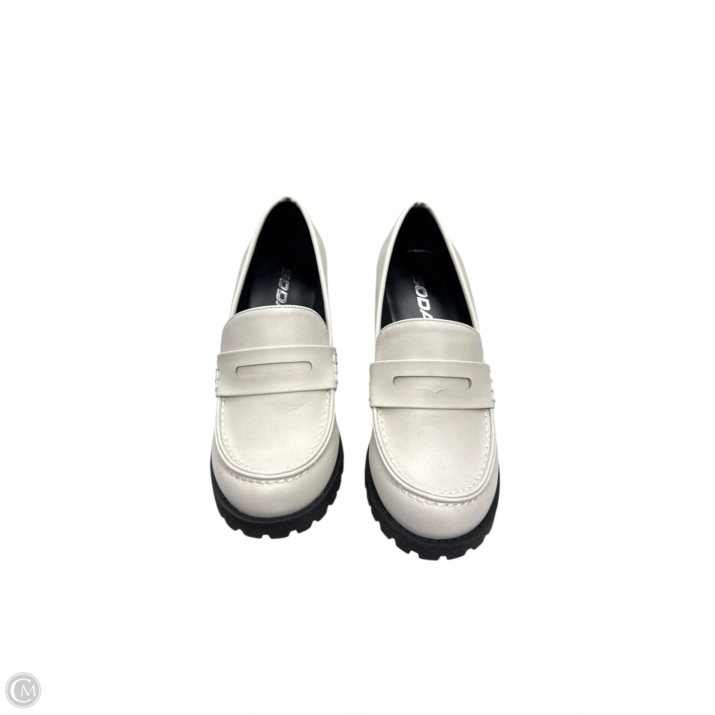 Shoes Heels Block By Soda In Cream, Size: 7.5