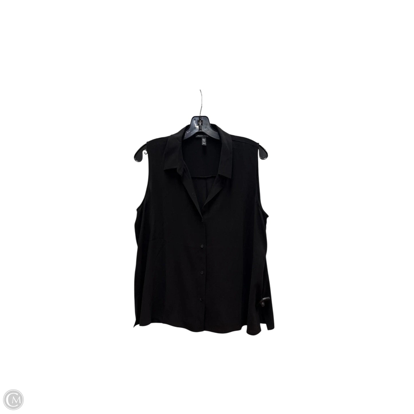 Top Sleeveless By Eileen Fisher In Black, Size: S