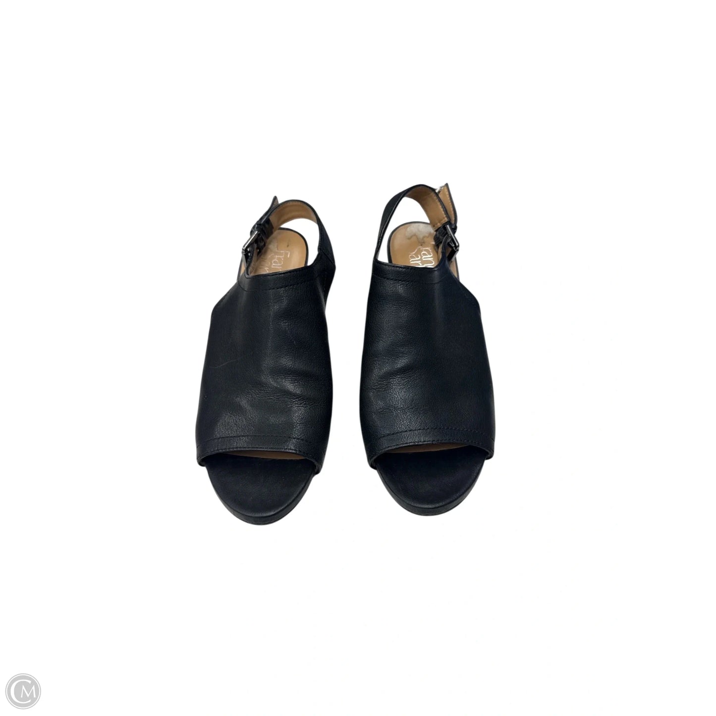 Sandals Heels Block By Franco Sarto In Black, Size: 9