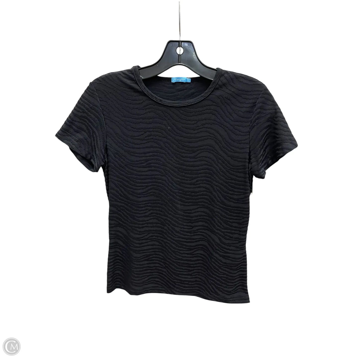 Top Short Sleeve By J Mclaughlin In Black, Size: S