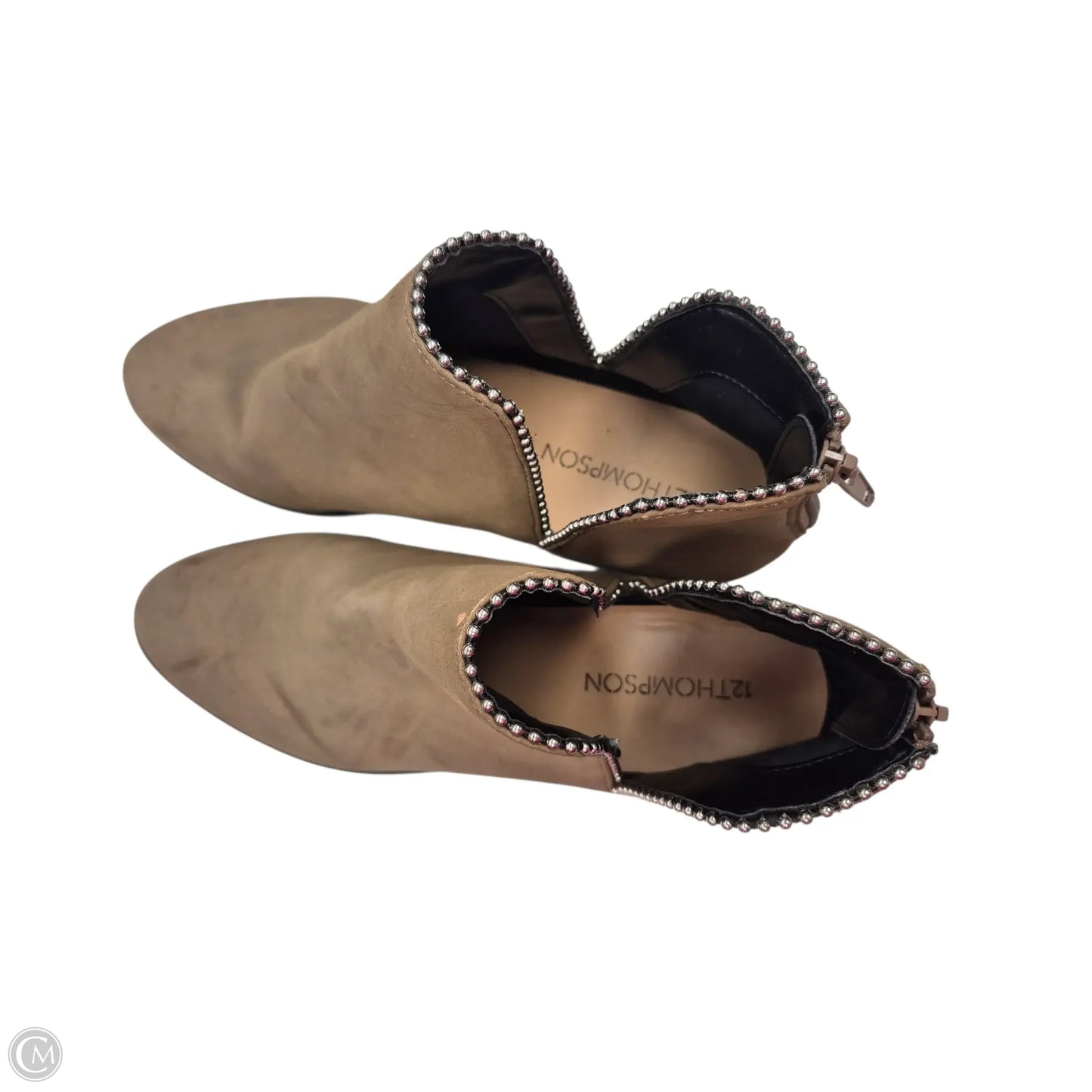 Boots Ankle Flats By Clothes Mentor In Brown, Size: 8