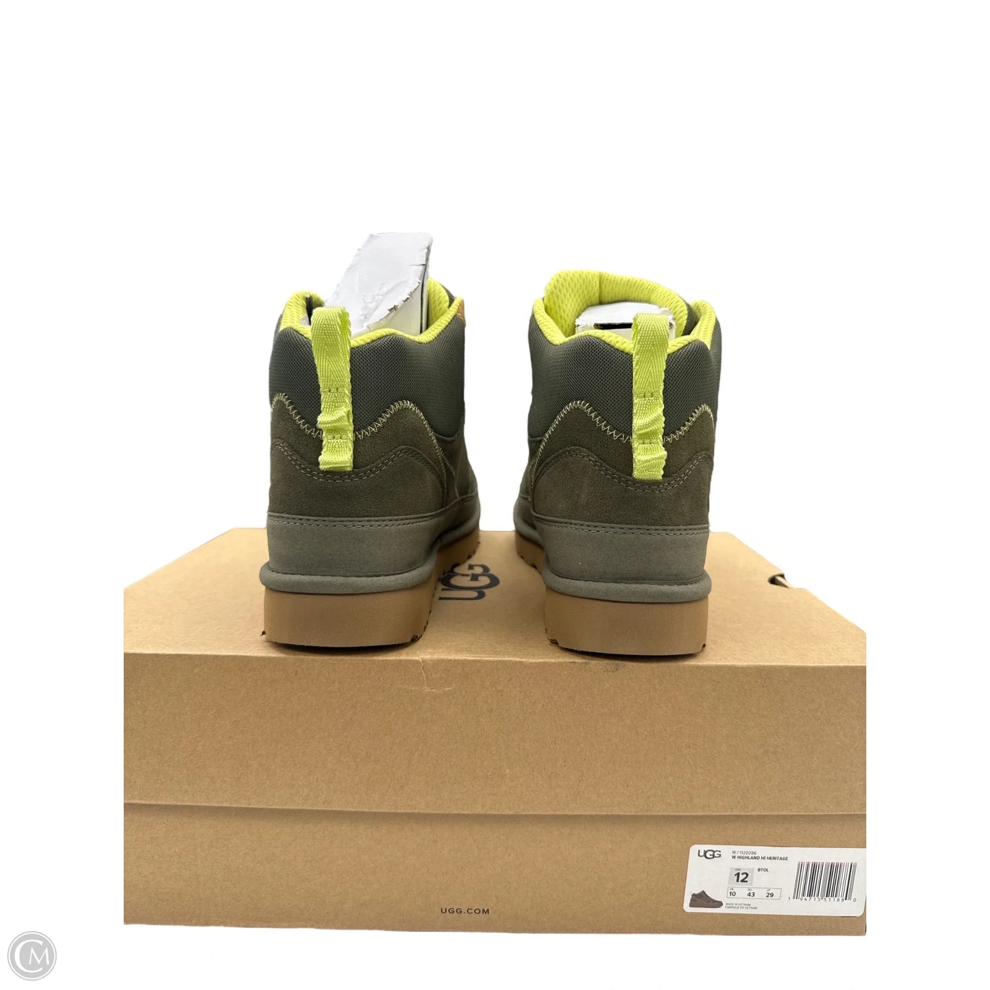 Boots Designer By Ugg In Green, Size: 12