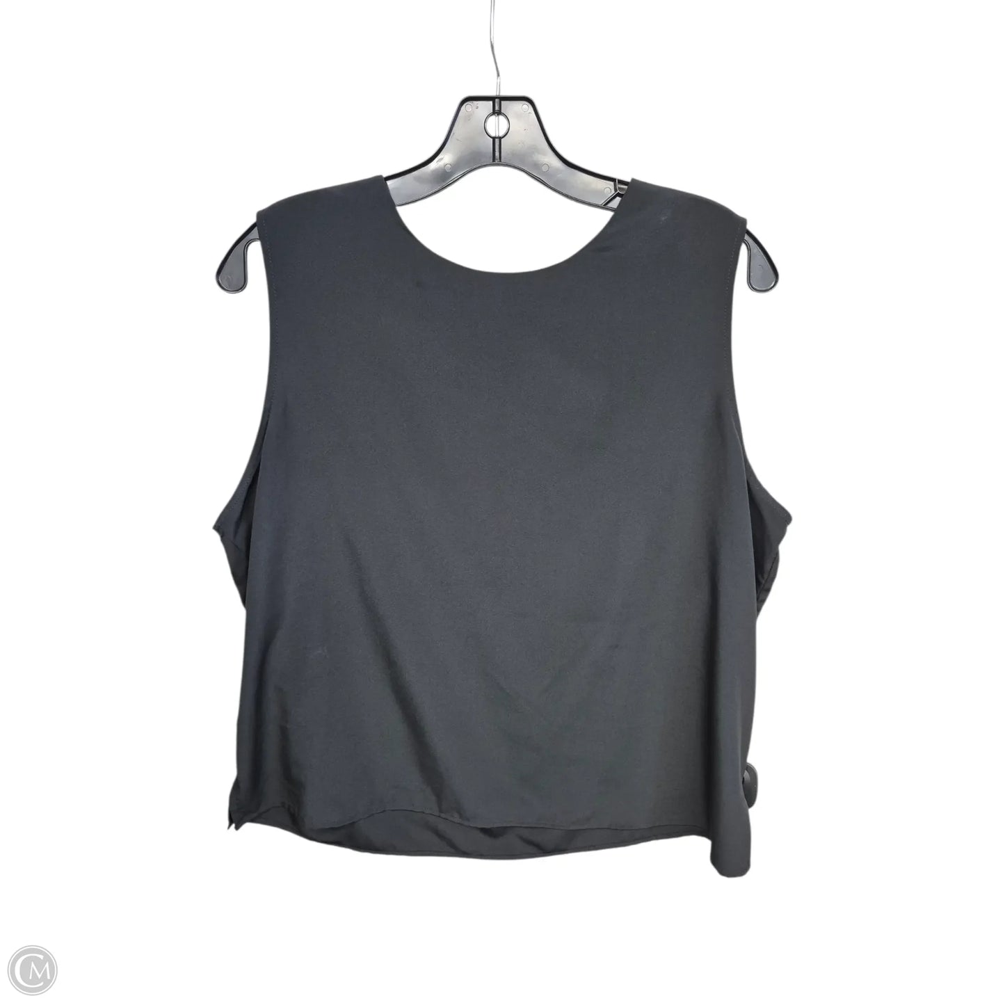 Top Sleeveless By Notations In Black, Size: Xl
