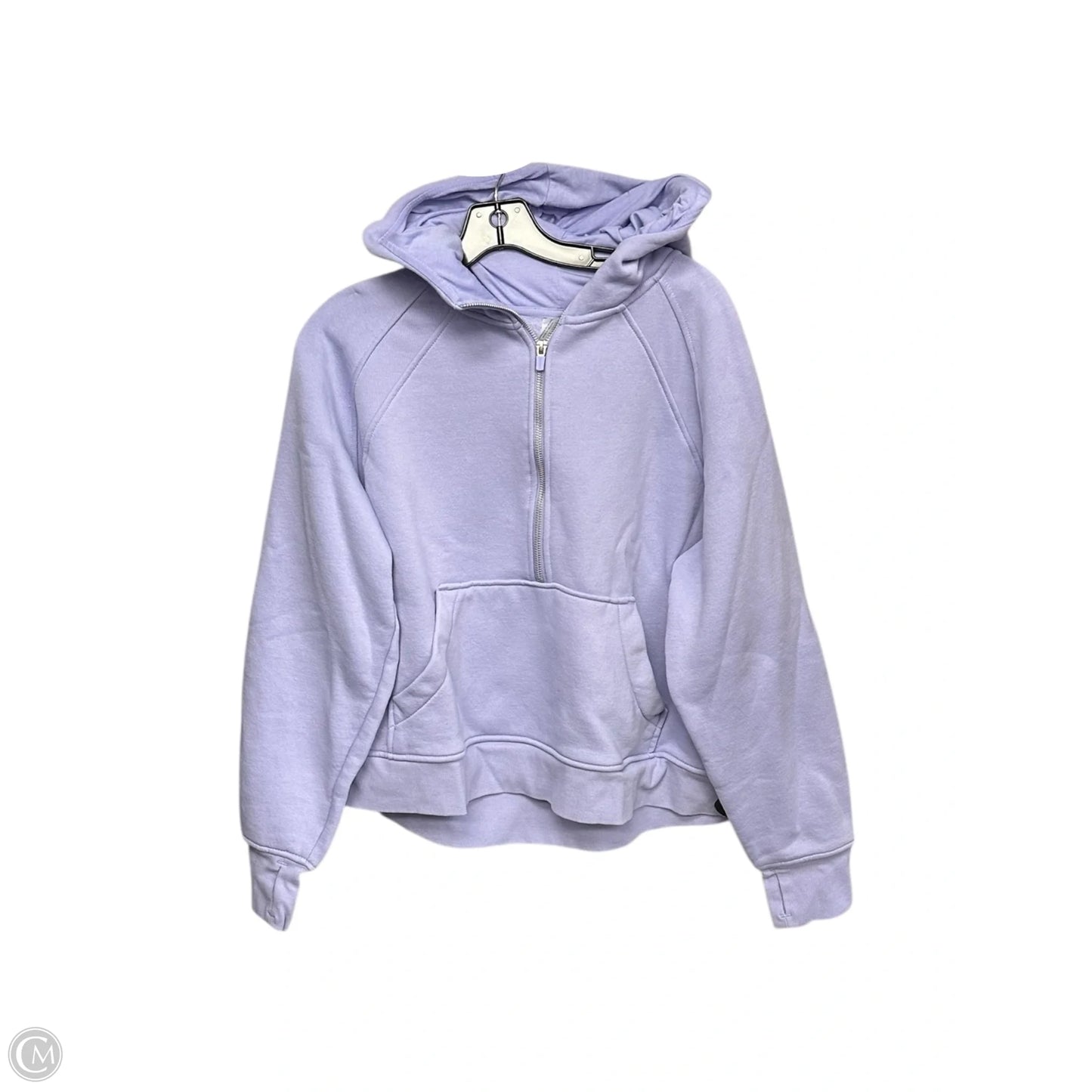 Athletic Sweatshirt Crewneck By Danskin In Purple, Size: Xl