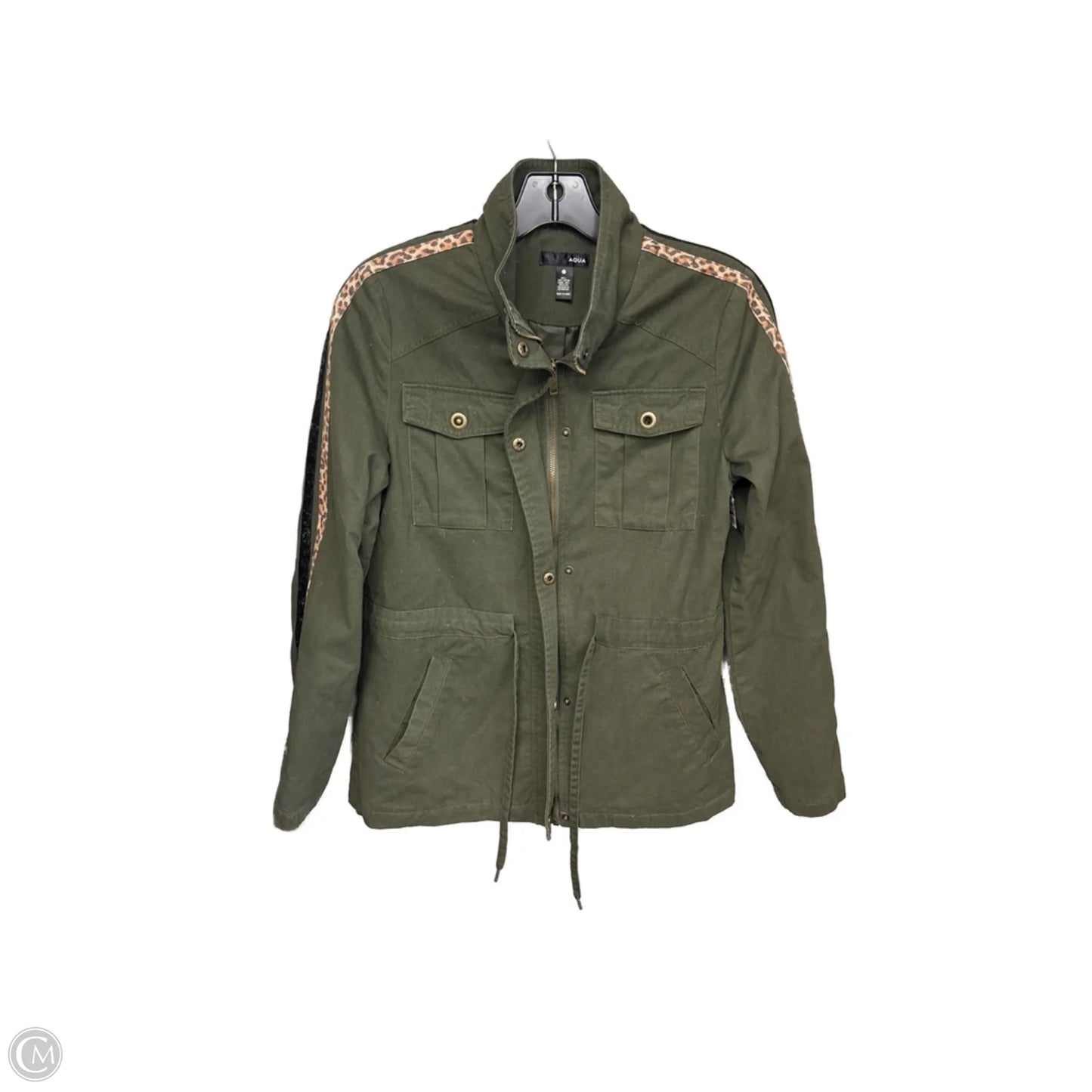 Jacket Utility By Aqua In Grey, Size: S