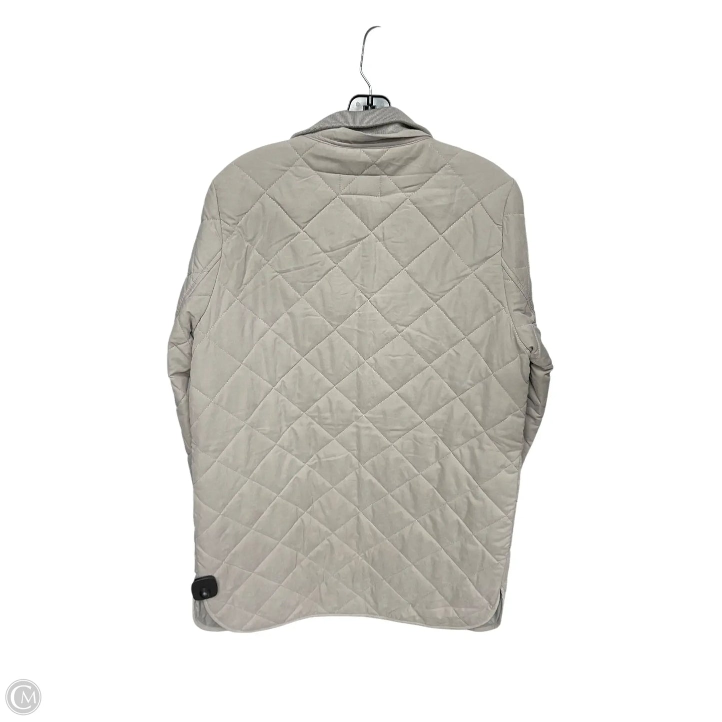 Jacket Puffer & Quilted By Dkny In Grey, Size: S